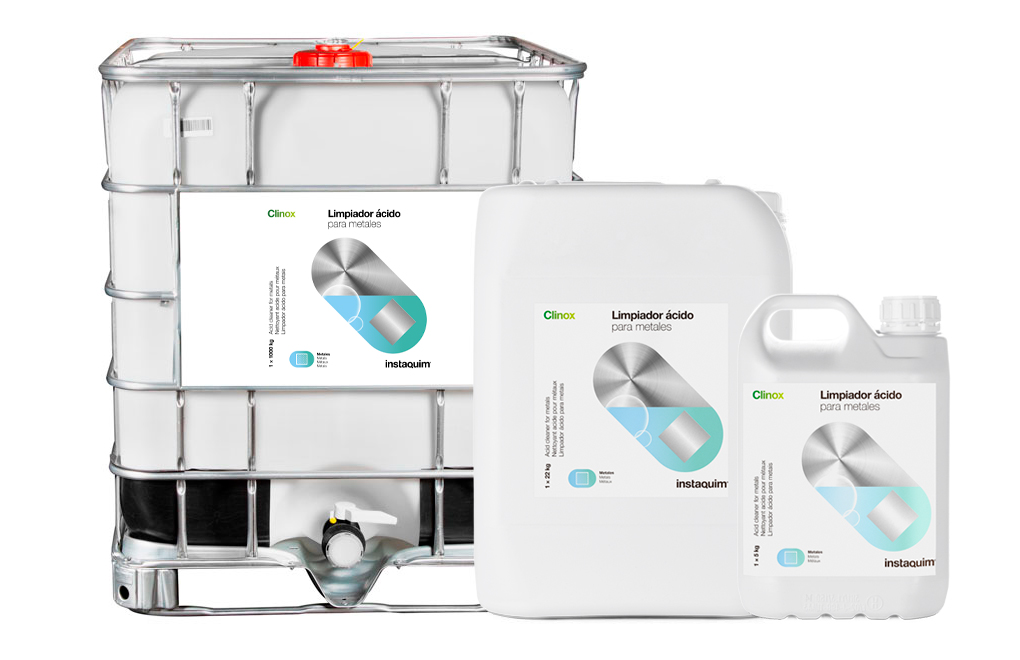 Clinox — Limpiador ácido para acero inoxidable y otros metales